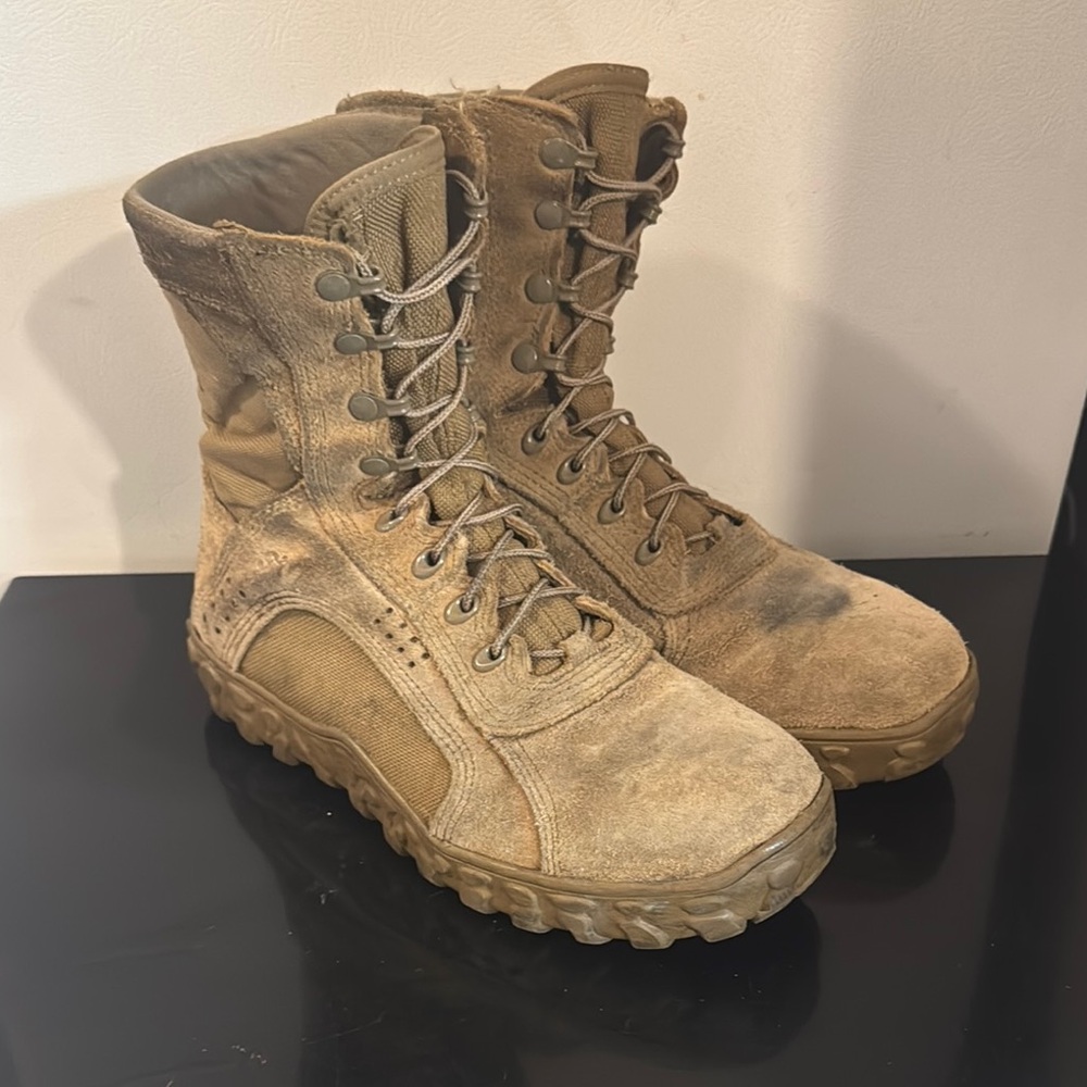 Men's Rocky S2V Steel Toe Tan Tactical Boots